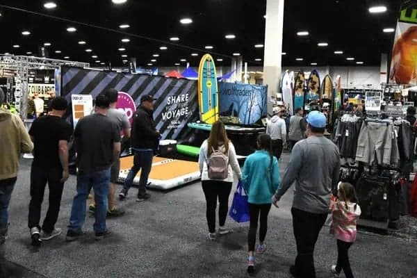 Adventure Elevated booth at the Utah Boat Show